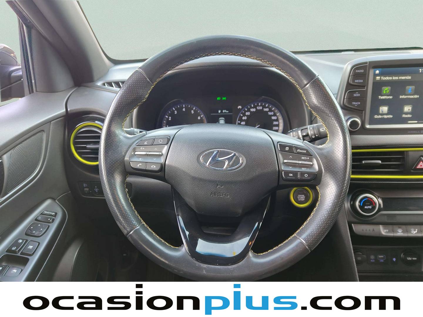 Hyundai Kona Hyundai Kona 1.0 TGDI Tecno Lime 4x2 (120 CV) de ocasión