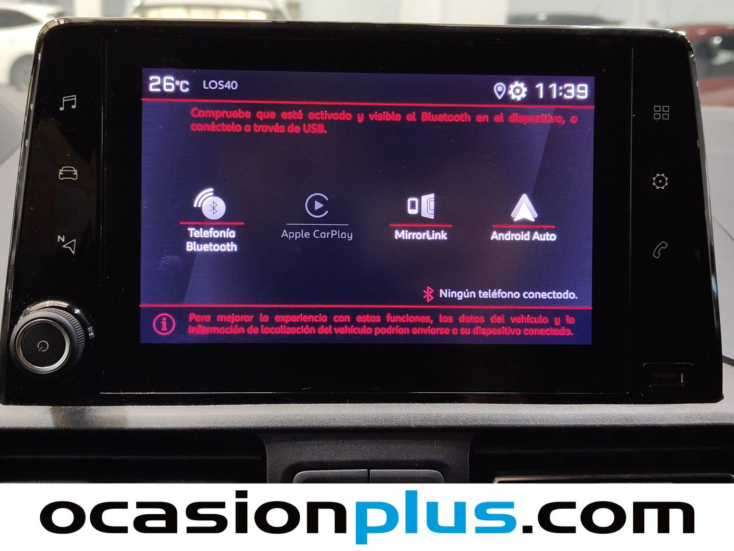 Equipamiento del Peugeot Rifter Peugeot Rifter Allure Business Std. PureTech 110 S&S