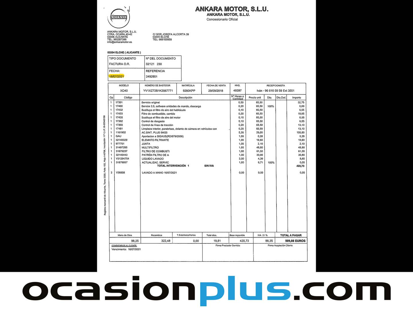 Foto Volvo XC40 Volvo XC40 D3 (150 CV)