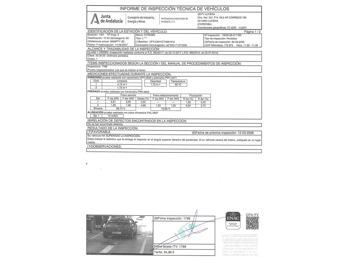 Citroën C4 Citroen C4 1.6 HDI VTR Plus (110 CV) de segunda mano