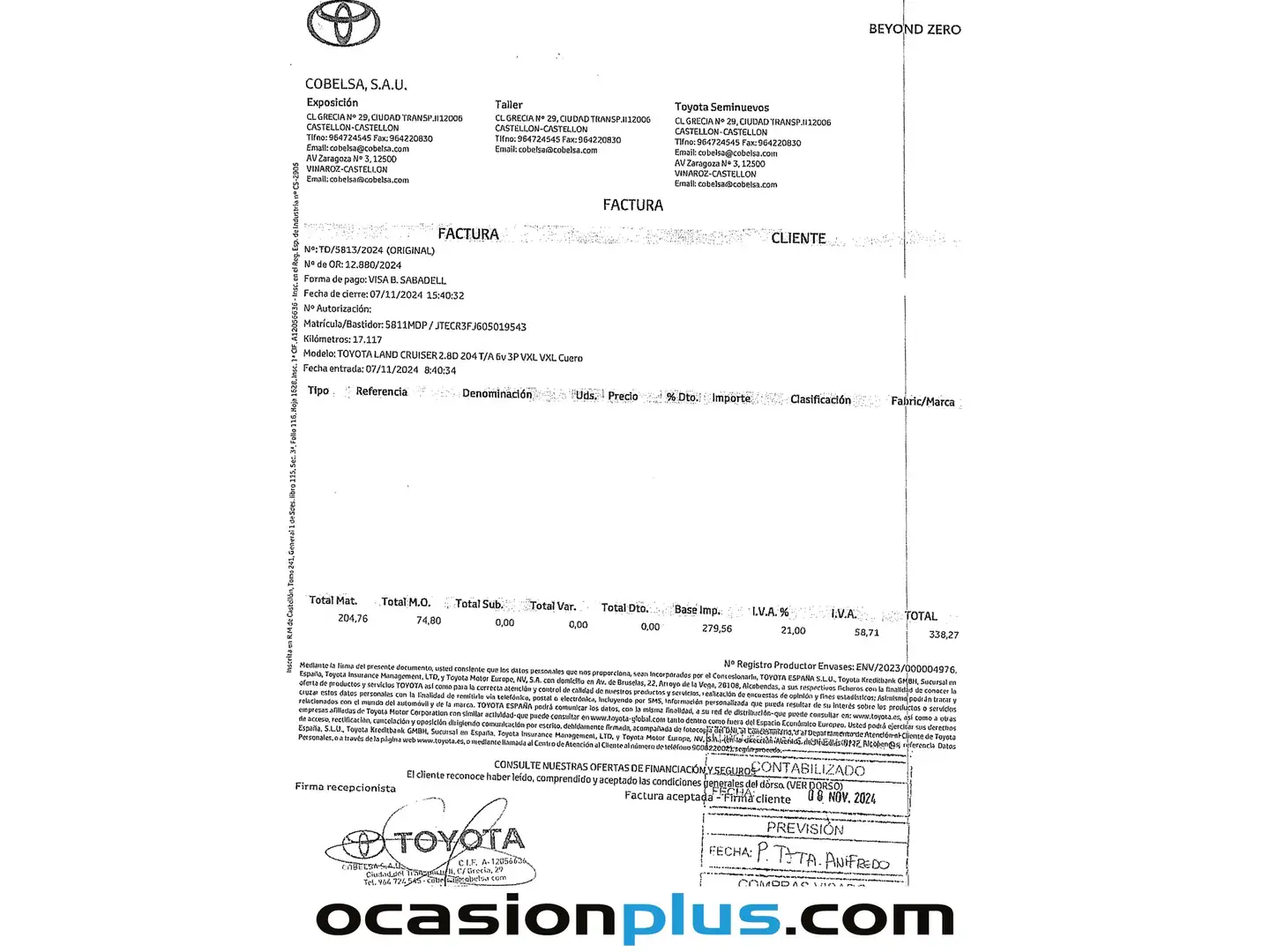 Foto Toyota Land Cruiser Toyota Land Cruiser 2.8 D-4D VXL Auto (204 CV)