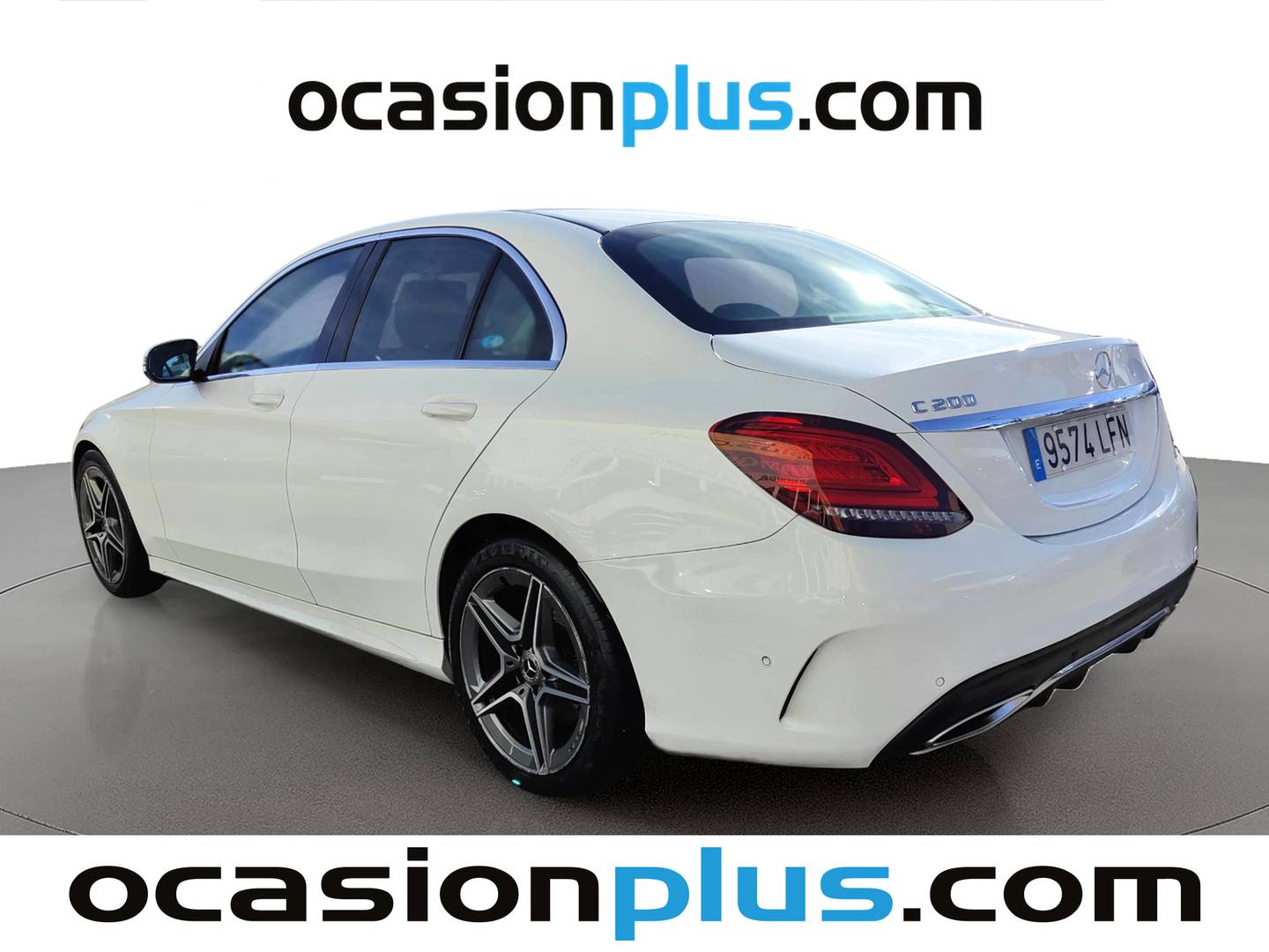 Foto trasera Mercedes Clase C Mercedes Clase C 200 (184 CV) Pack AMG izquierda