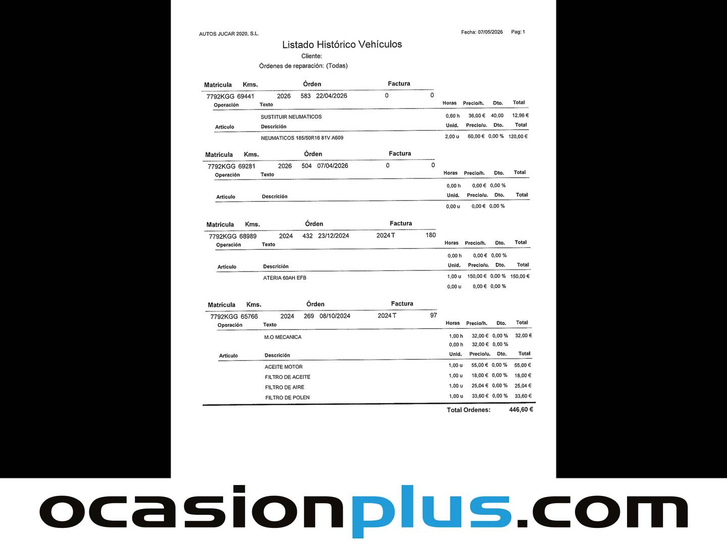 Foto del mantenimiento del Smart forfour Smart ForFour 0.9 S&S Passion (90 CV)