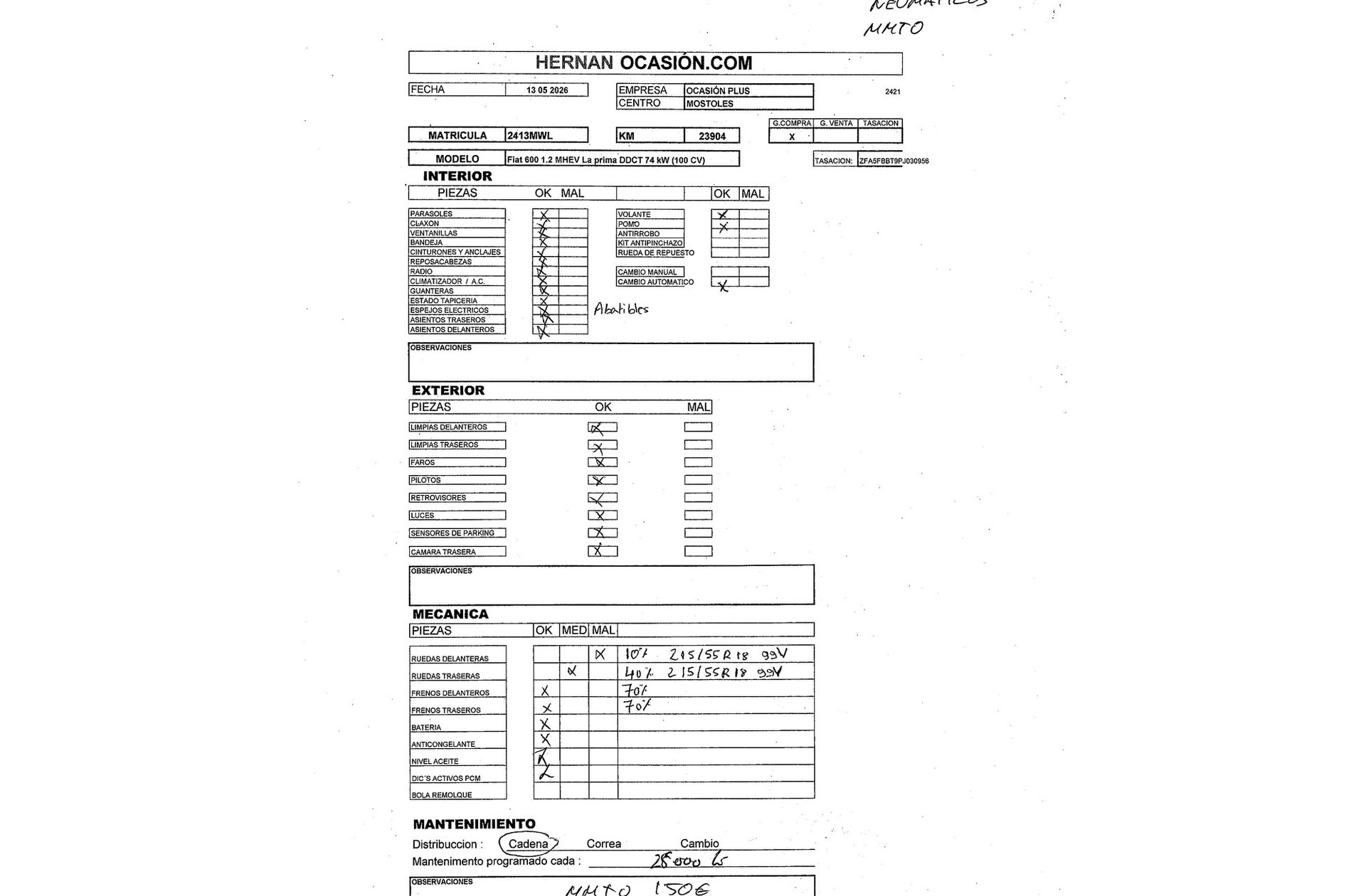 Fiat 600 1.2 MHEV La prima Ddct - foto 24