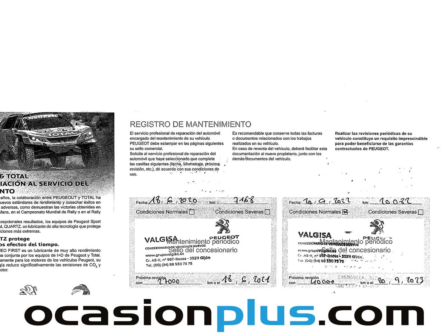 Foto del mantenimiento del Peugeot 2008 Peugeot 2008 PureTech 130 S&S GT Line (130 CV)