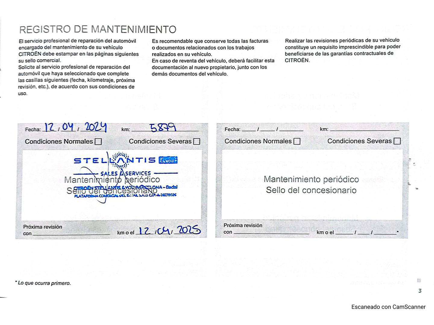 Foto del mantenimiento del Citroën ë-C4 Citroën ë-C4 eléctrico Feel Pack (136 CV)