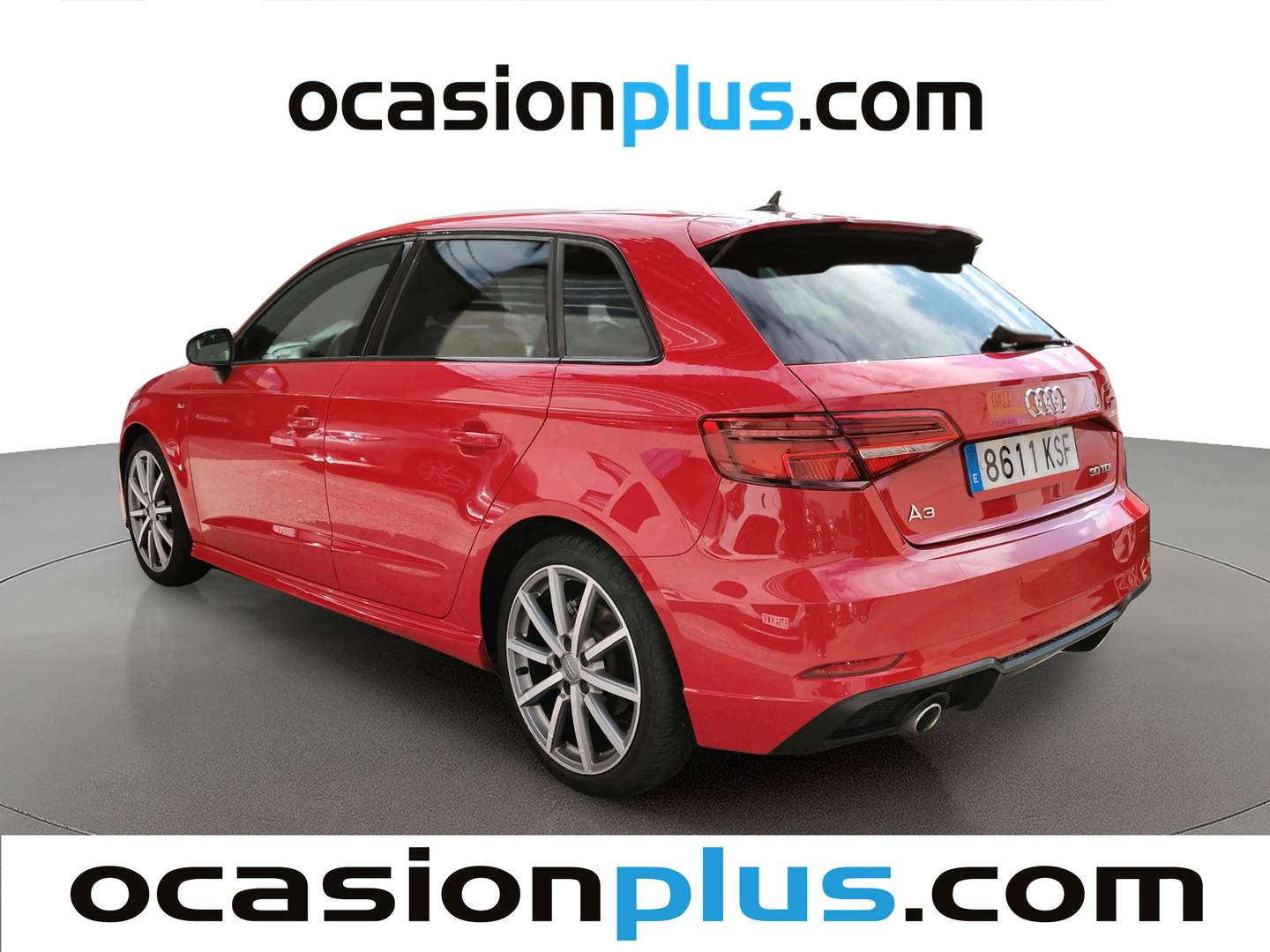 Foto trasera Audi A3 Audi A3 Sportback Black Line 30 TDI (116 CV) S-Line izquierda