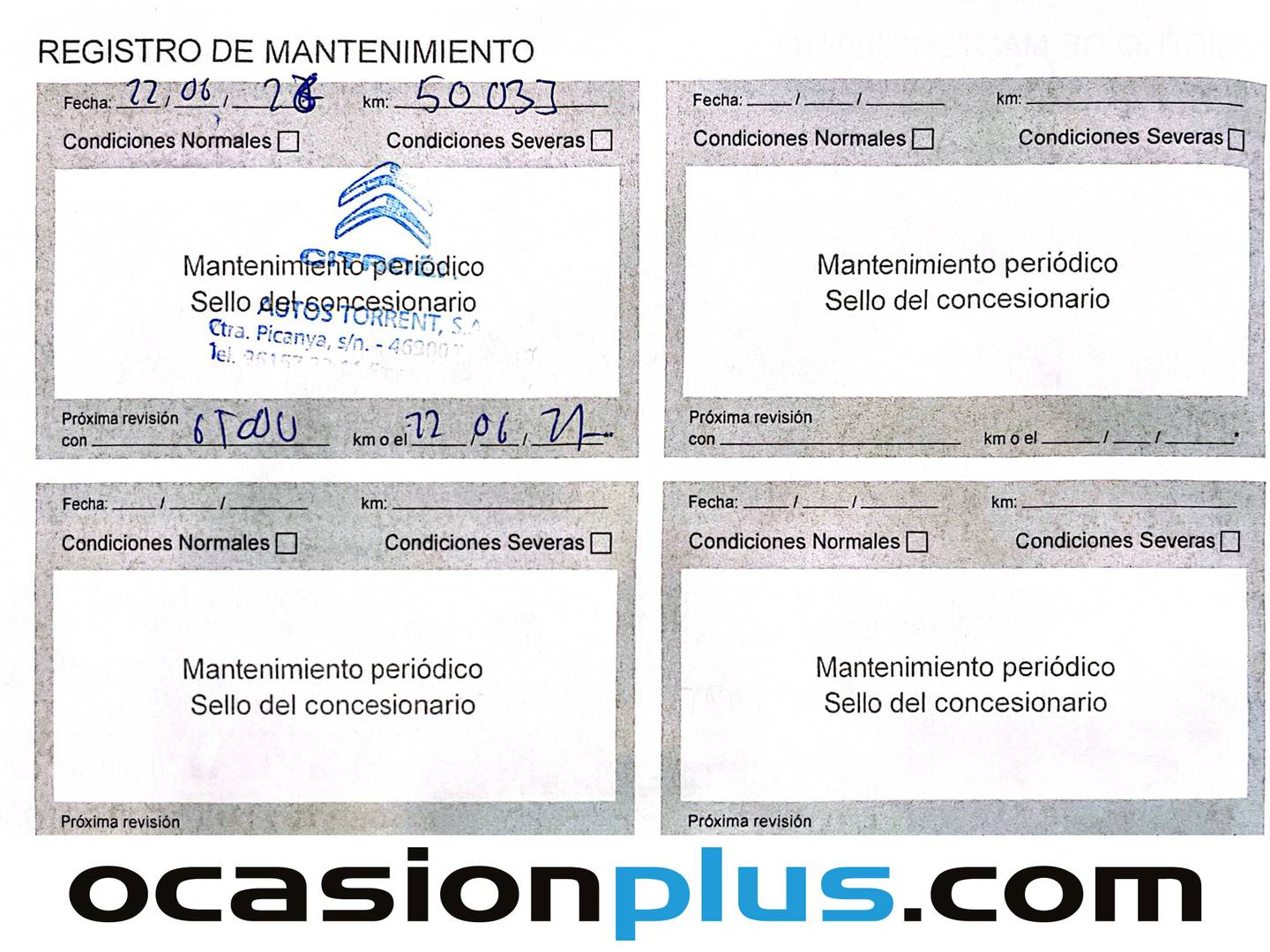 Foto del mantenimiento del Citroën C4 Citroën C4 PureTech 130 S&S Shine (130 CV)