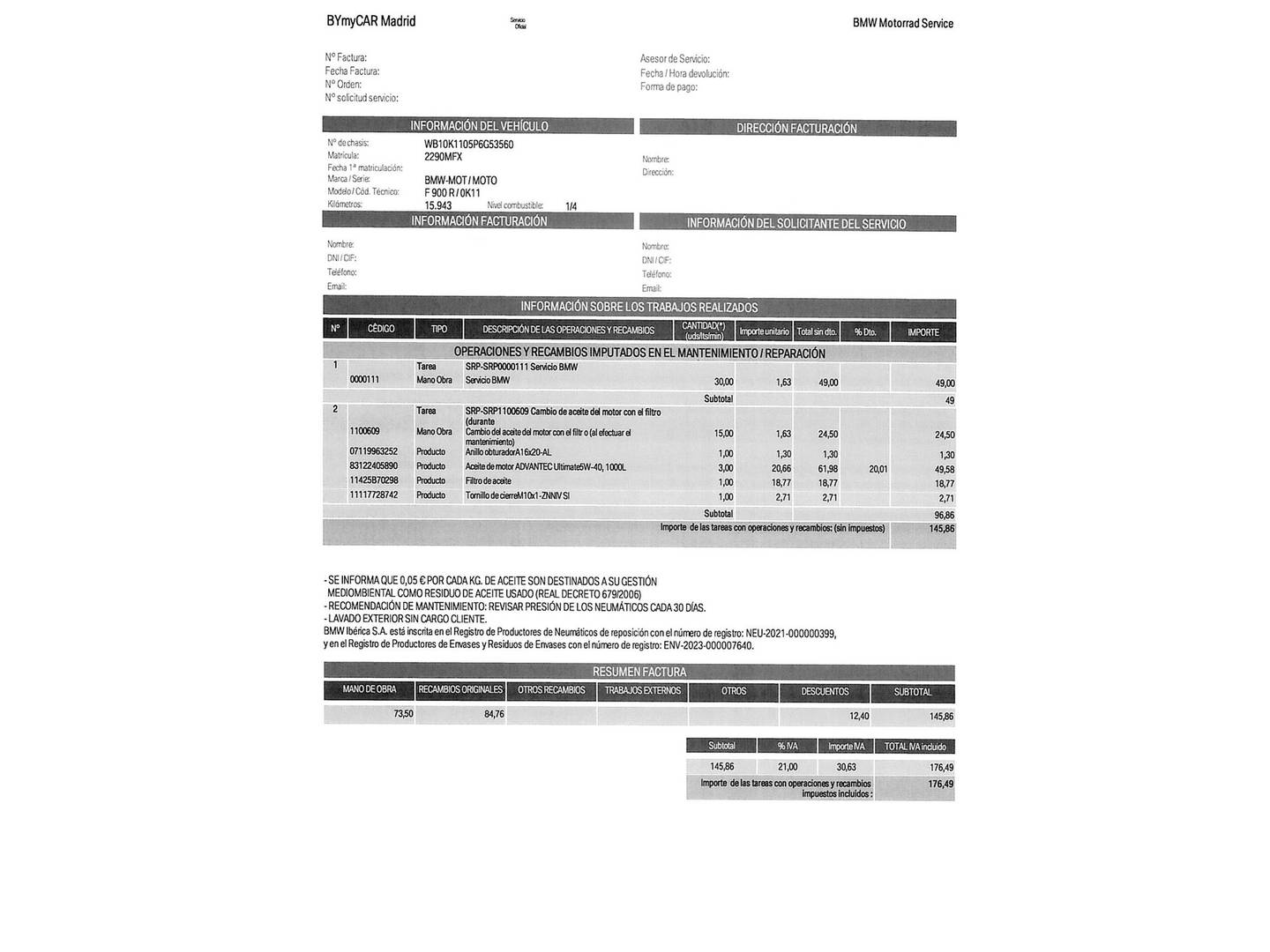 BMW Motorrad F 900 R BMW Motorrad F 900 R (105CV) de ocasión
