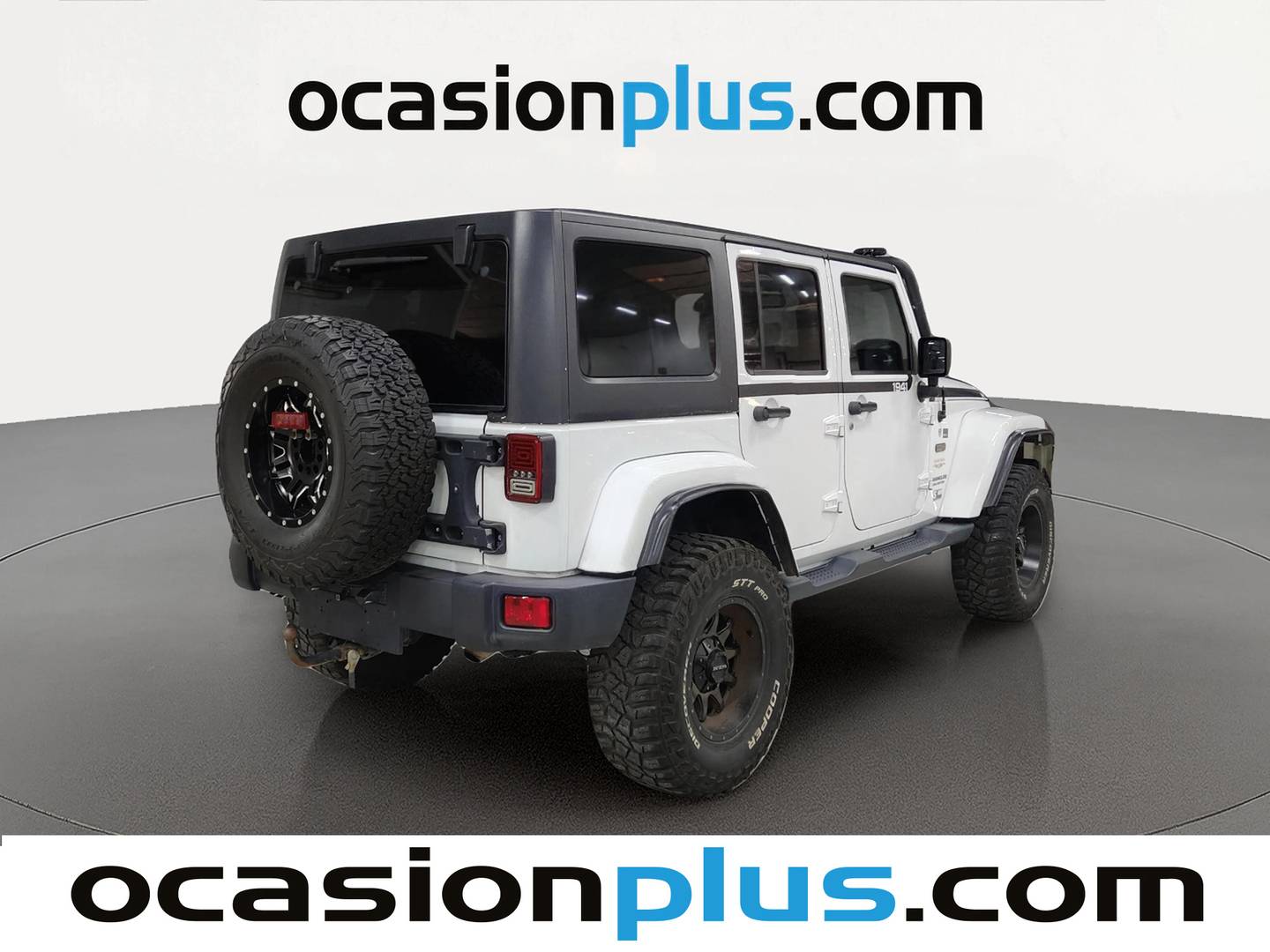 Foto trasera Jeep Wrangler Unlimited Jeep Wrangler Unlimited 2.8 CRD Sahara (200 CV) izquierda