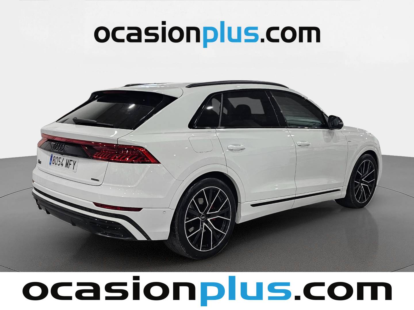 Foto trasera Audi Q8 Audi Q8 TFSIe TFSIe Black line plus 60 TFSIe quattro (462 CV) tiptronic izquierda
