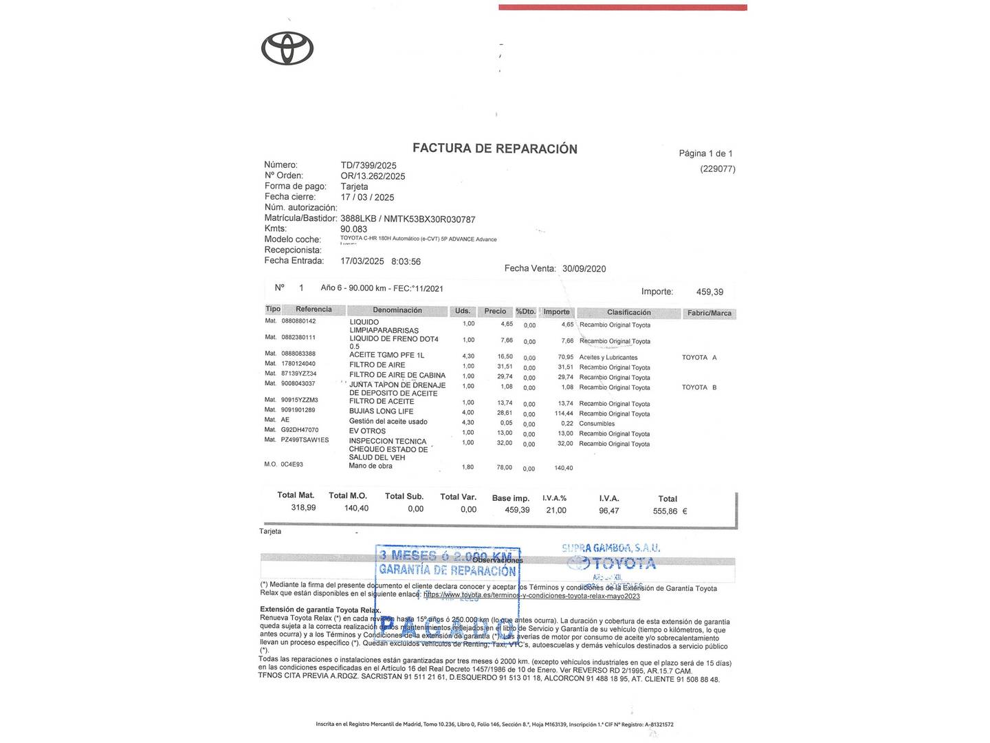 Toyota C-HR Toyota C-HR 180H Advance Luxury (184 CV) seminuevo