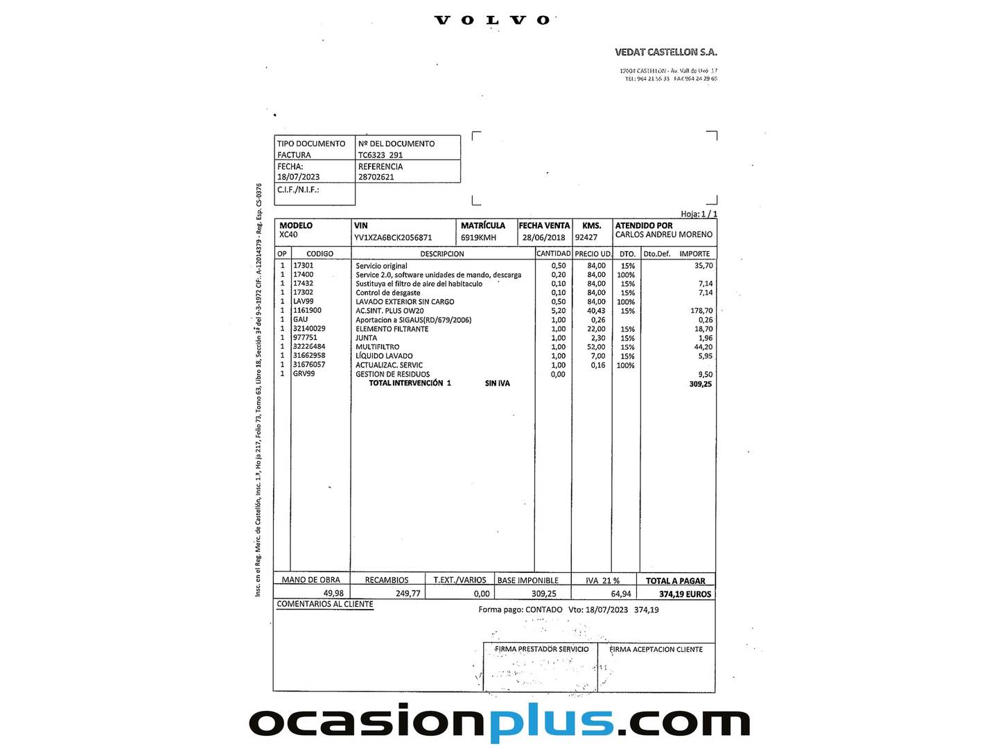 Foto Volvo XC40 Volvo XC40 D4 AWD Auto (190 CV)