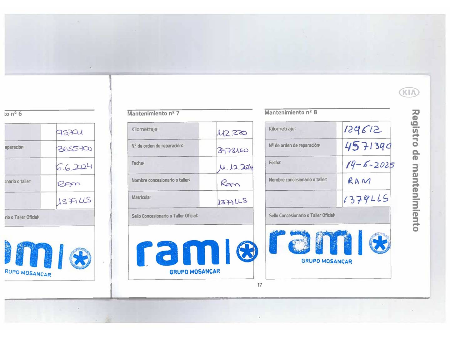 Foto del mantenimiento del KIA Niro Kia Niro 1.6 GDi HEV Drive (141 CV)