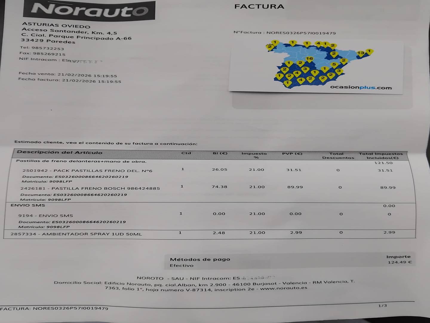 Foto del mantenimiento del Ford Focus Ford Focus 1.0 Ecoboost S&S ST-Line (125 CV)