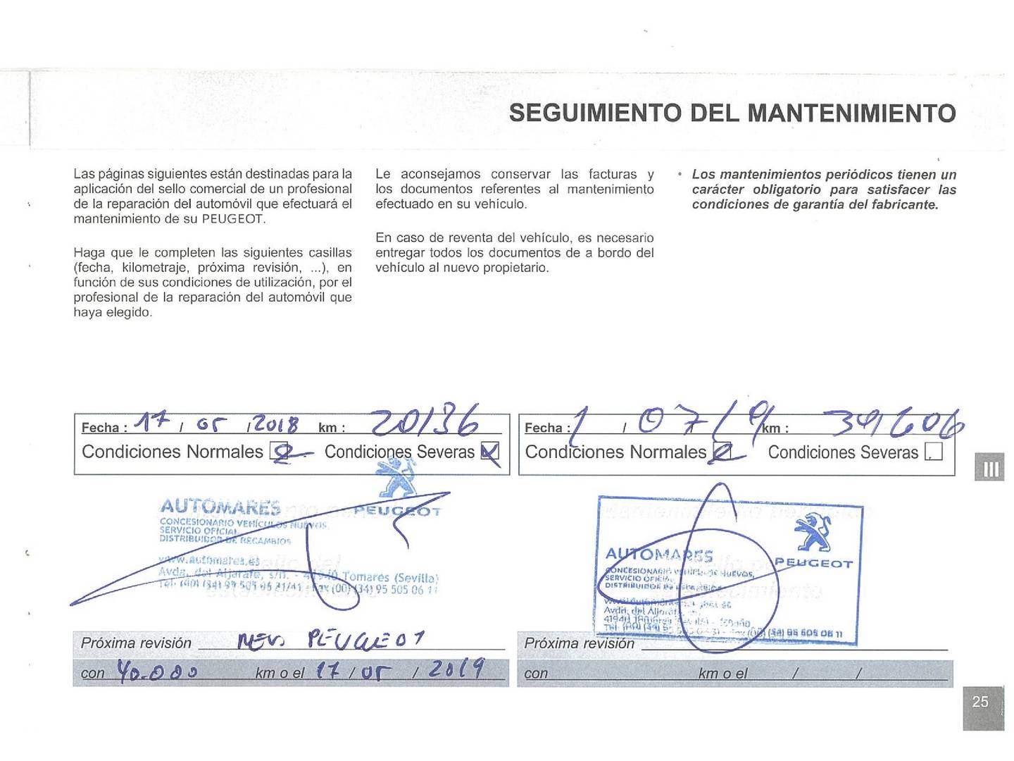 Foto del mantenimiento del Peugeot 108 Peugeot 108 1.2 PureTech (82 CV)