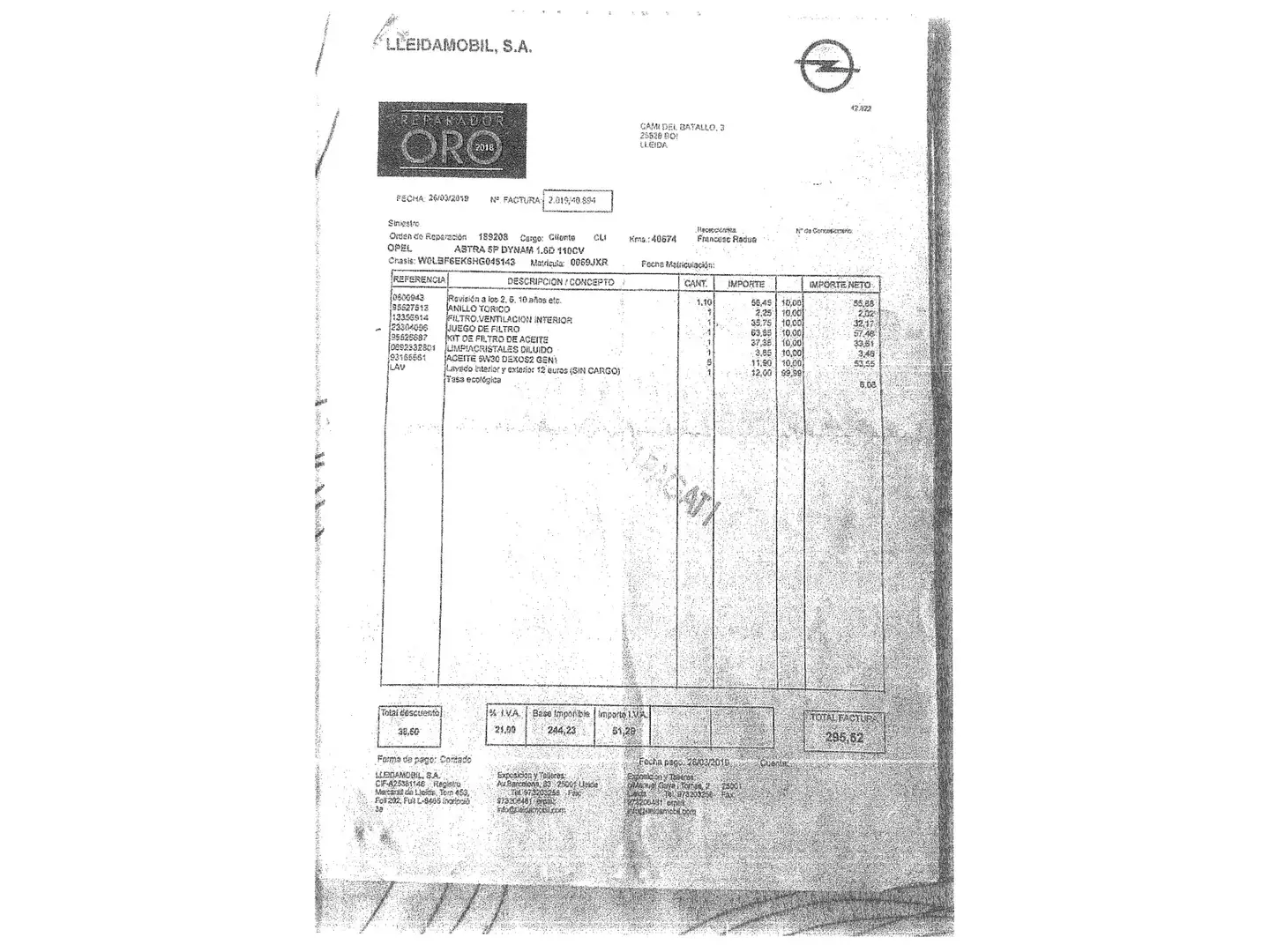 Foto Opel Astra Opel Astra 1.6 CDTi Dynamic  (110 CV)