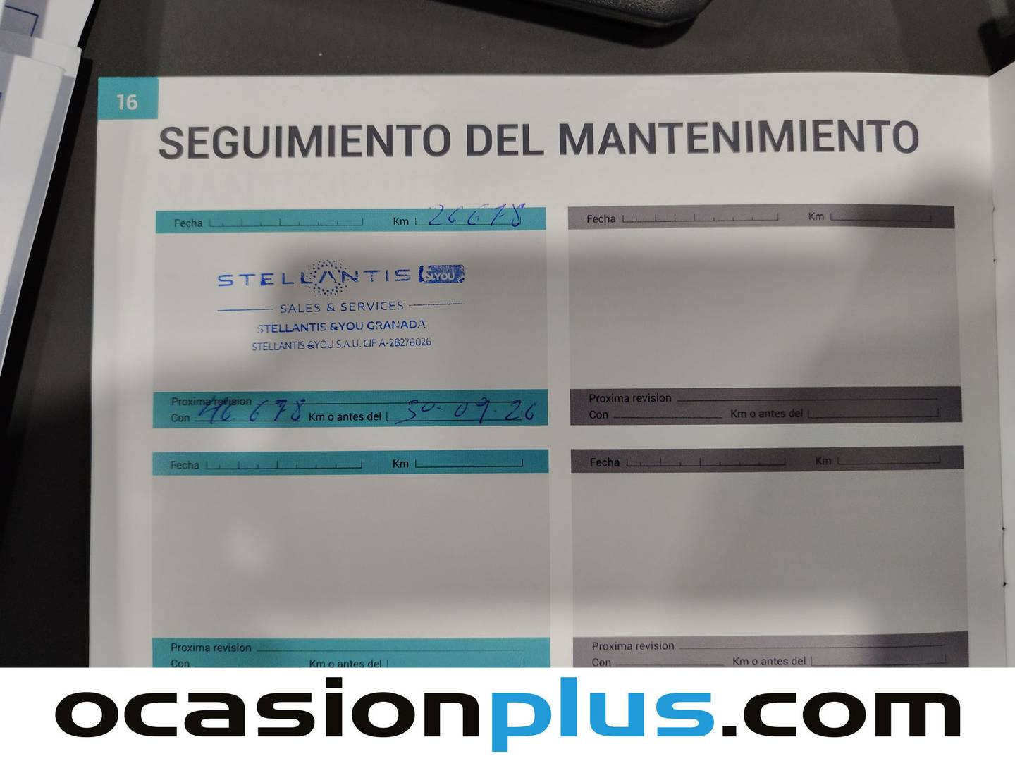 Foto del mantenimiento del Fiat 500X Fiat 500X 1.3 Firefly S&S Cross T4 DCT (150 CV)