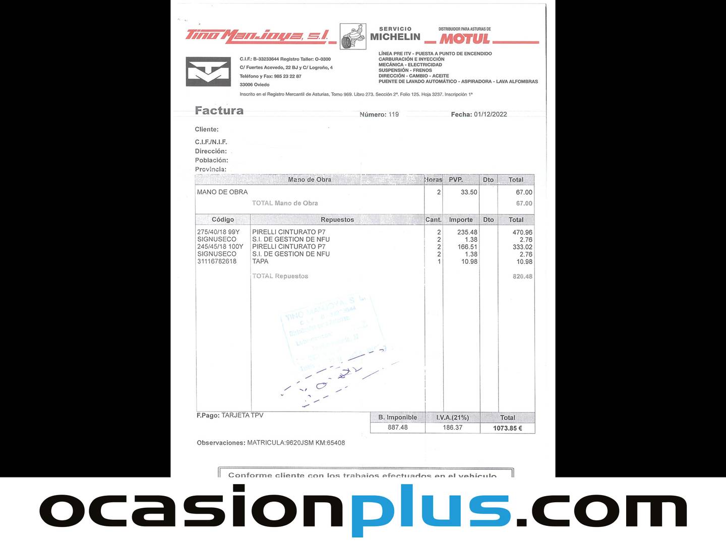 Foto del mantenimiento del BMW Serie 5 BMW Serie 5 528i xDrive (245 CV)