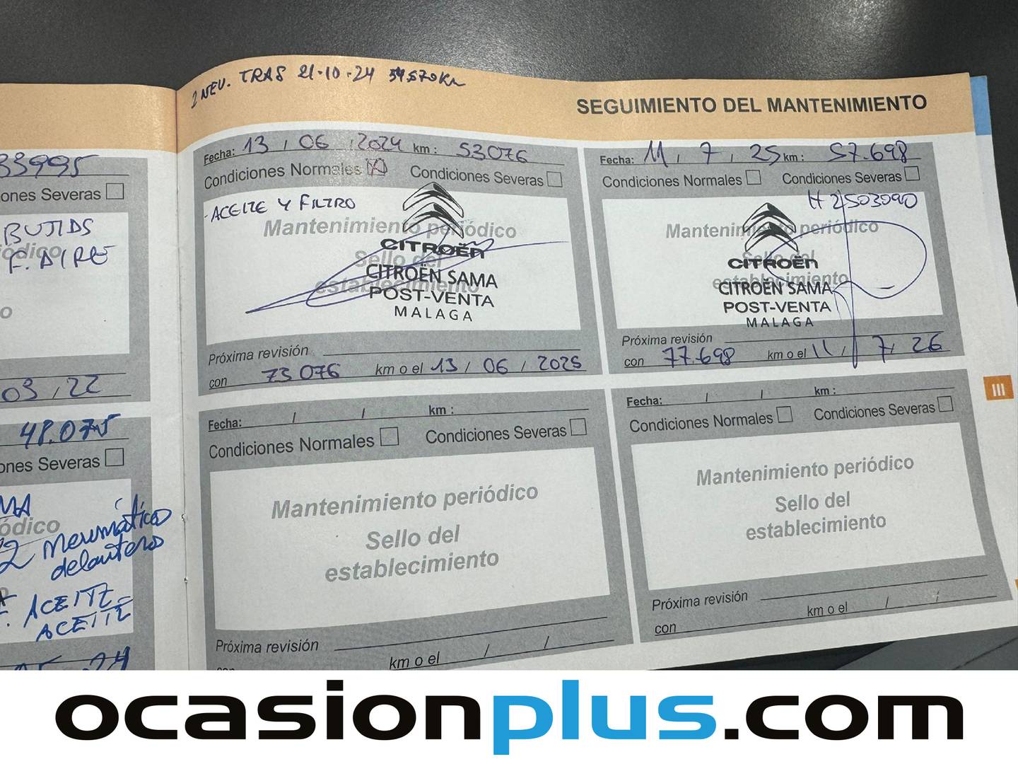 Foto del mantenimiento del Citroën C3 Citroën C3 PureTech 82 Feel (83 CV)