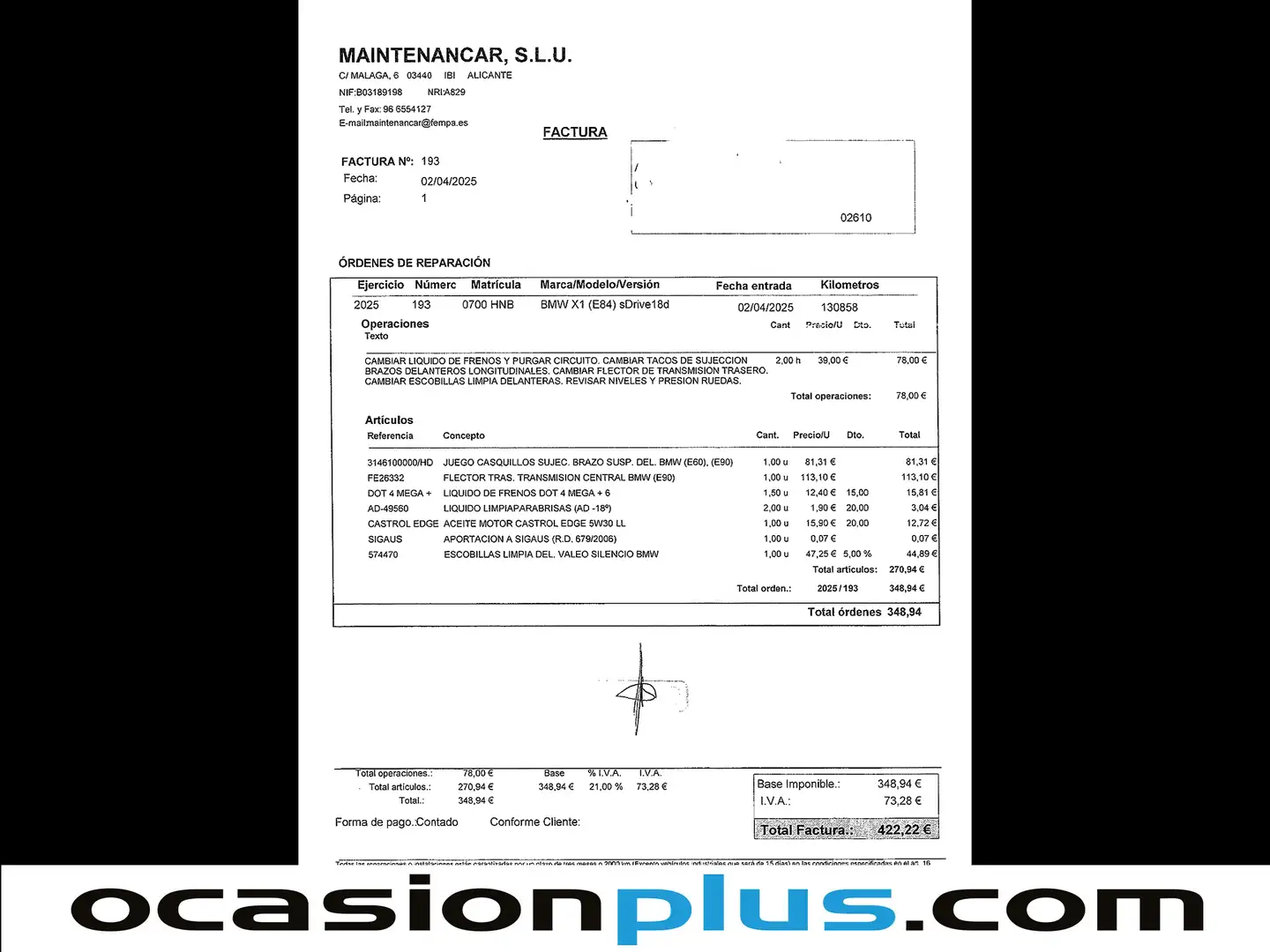 Foto BMW X1 BMW X1 sDrive18d (143 CV)