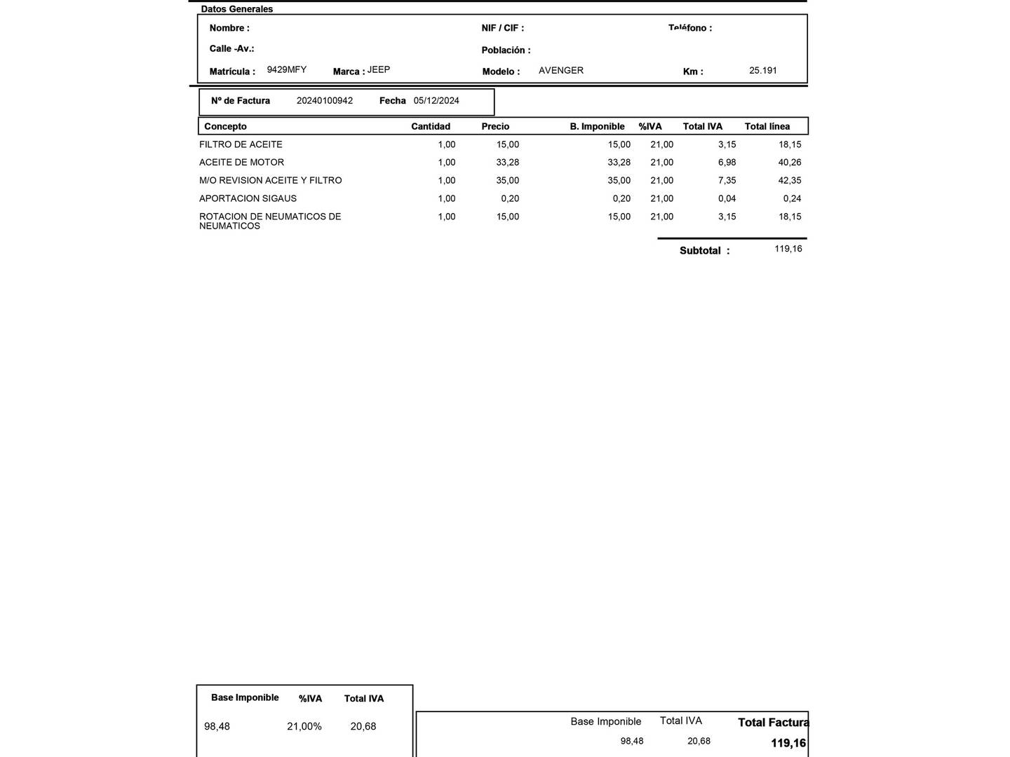 Foto Jeep Avenger Jeep Avenger 1.2 G Summit (100 CV)