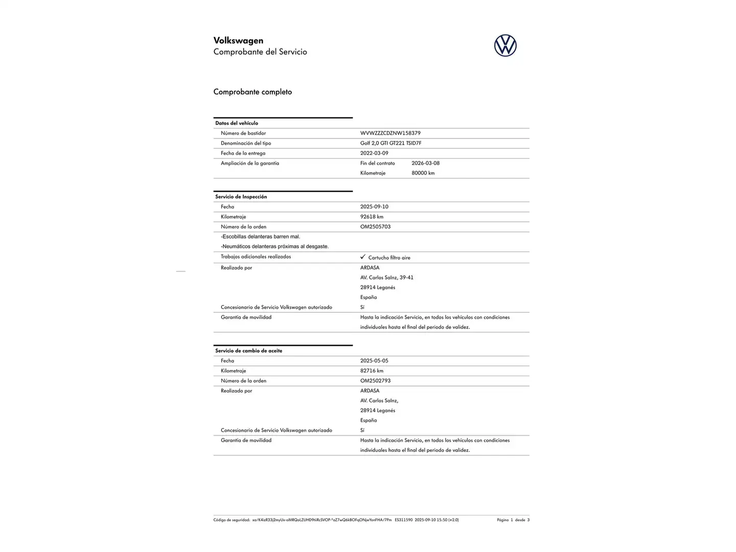 Foto Volkswagen Golf Volkswagen Golf GTI Clubsport 2.0 TSI (301 CV) DSG