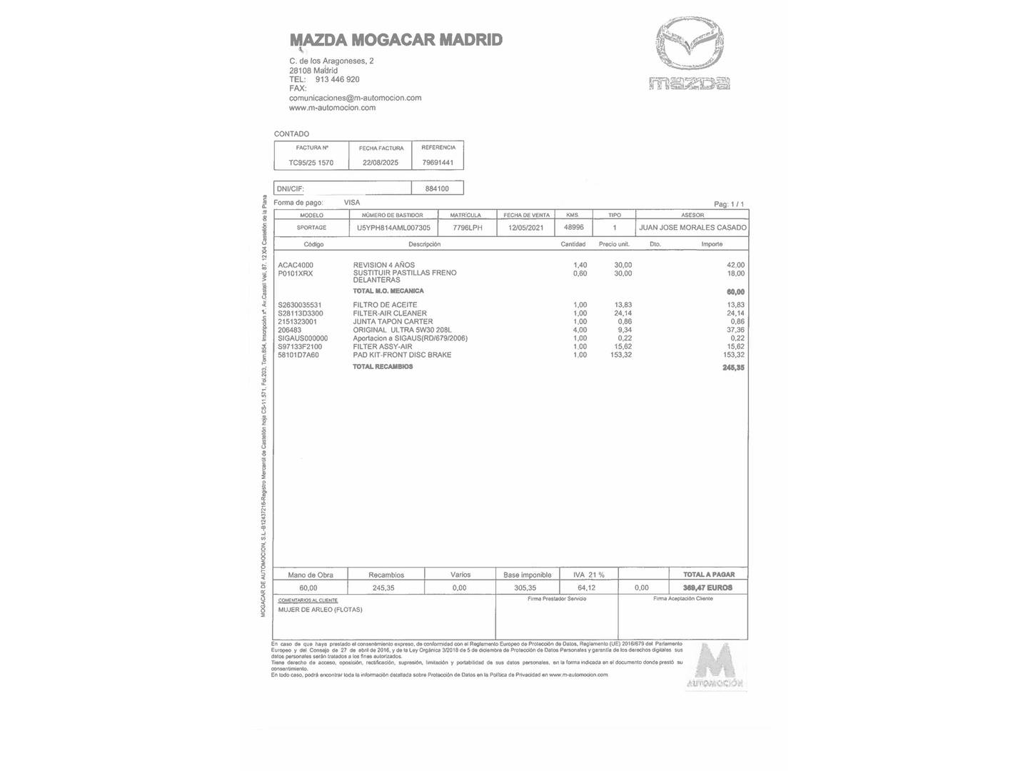 KIA Sportage KIA Sportage Kia Sportage 1.6 GDI Black Edition 4x2 97 kW (132 CV) manual