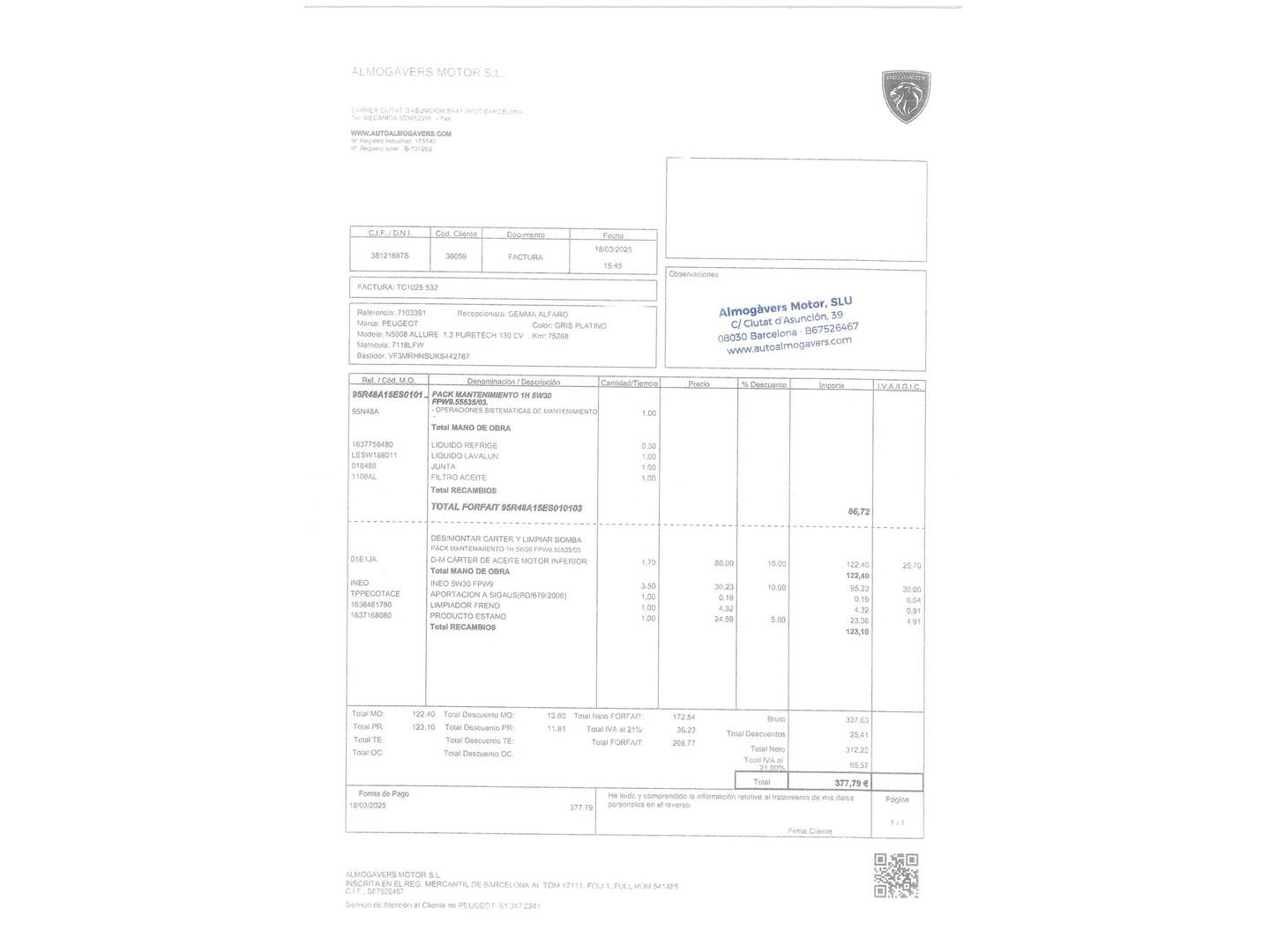 Foto Peugeot 5008 Peugeot 5008 PureTech 130 S&S Allure (130 CV) EAT8 7 Plazas