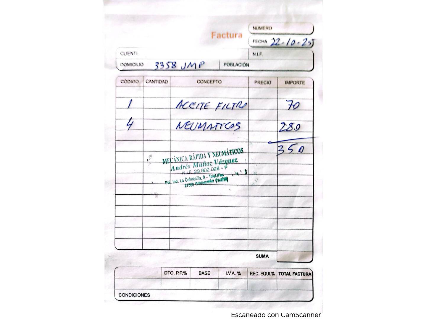 Foto del mantenimiento del Seat Ibiza Seat Ibiza 1.2 TSI Style Connect (90 CV)