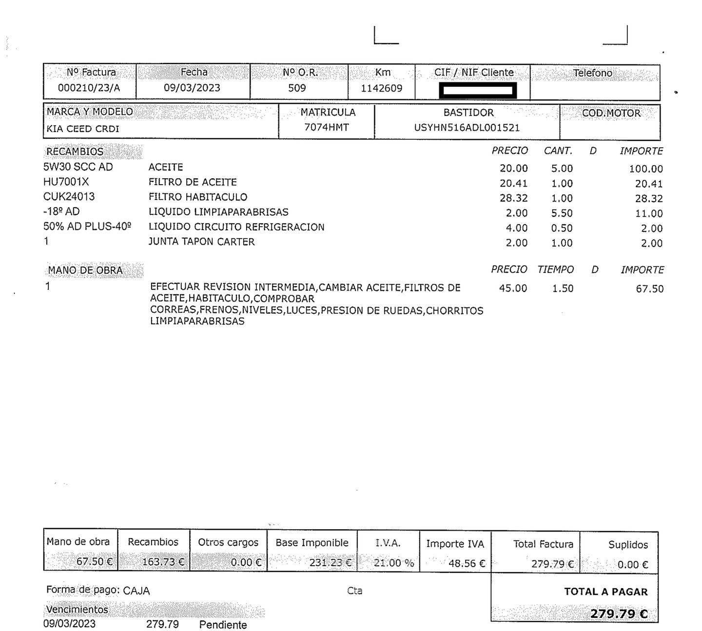 Foto KIA Ceed Kia Ceed 1.6 CRDi VGT Eco-Dynamics Emotion (128 CV)