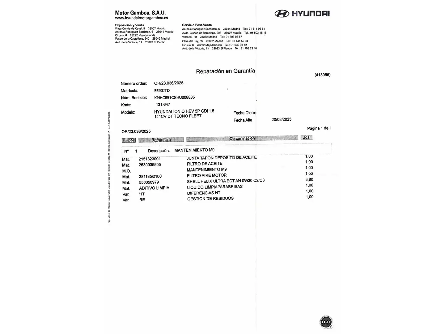 Foto Hyundai IONIQ Hyundai Ioniq 1.6 GDI HEV Style DCT (141 CV)