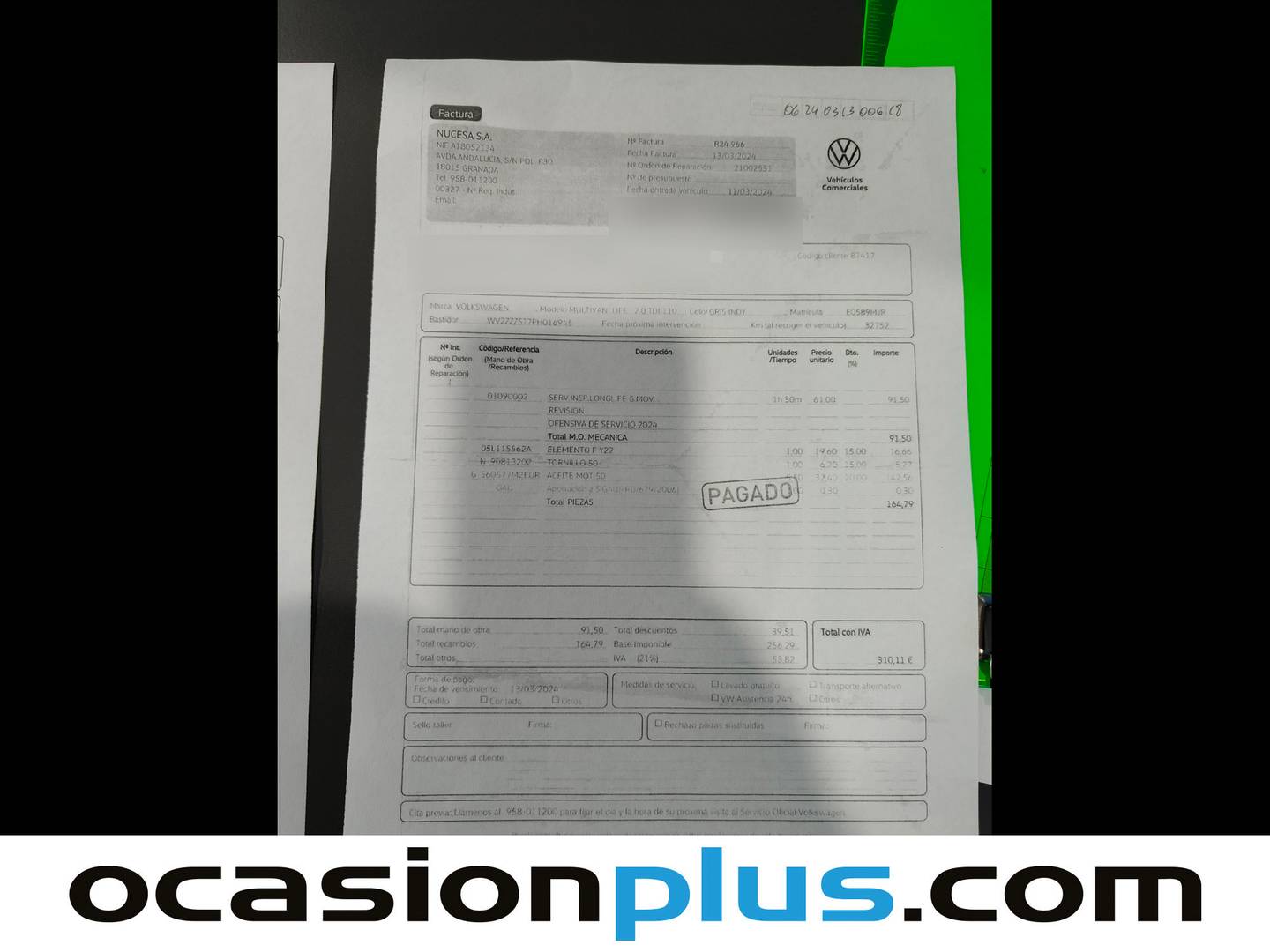 Volkswagen Multivan Volkswagen Multivan Batalla Larga 2.0 TDI (150 CV) DSG 7 plazas seminuevo