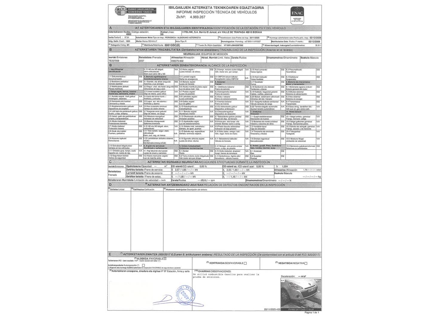 Renault Clio Renault Clio 1.2 Authentique (75 CV) de segunda mano