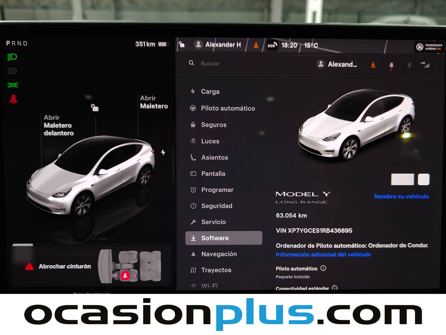 Tesla Model Y Tesla Model Y Tracción Trasera RWD (347 CV) Long Range seminuevo