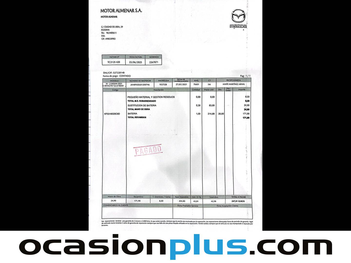 Foto Mazda Mazda3 Mazda Mazda 3 2.0 Skyactiv-G Evolution (122 CV)