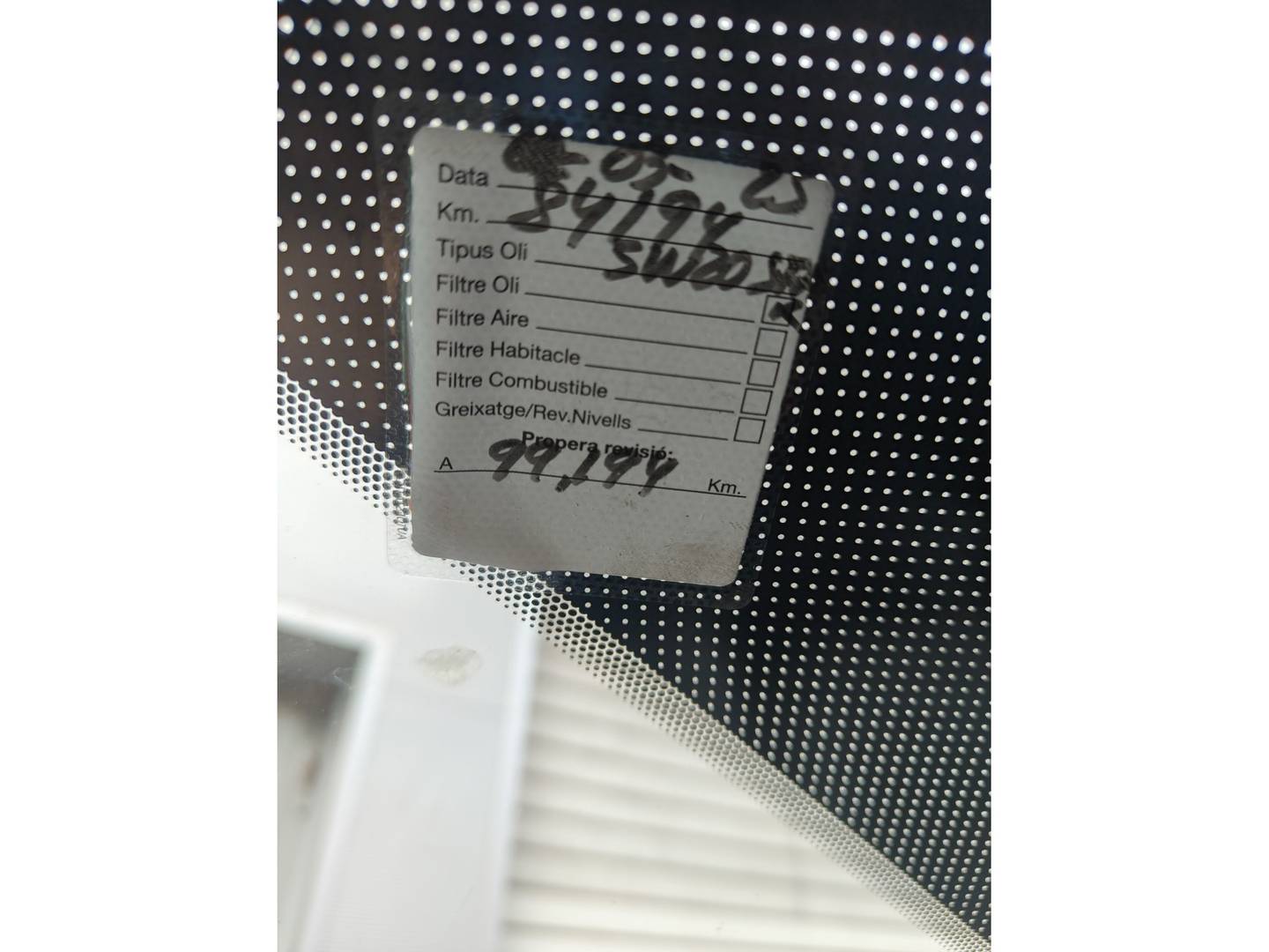 Foto del mantenimiento del Ford Tourneo Courier Ford Tourneo Courier 1.0 EcoBoost Titanium (100 CV)