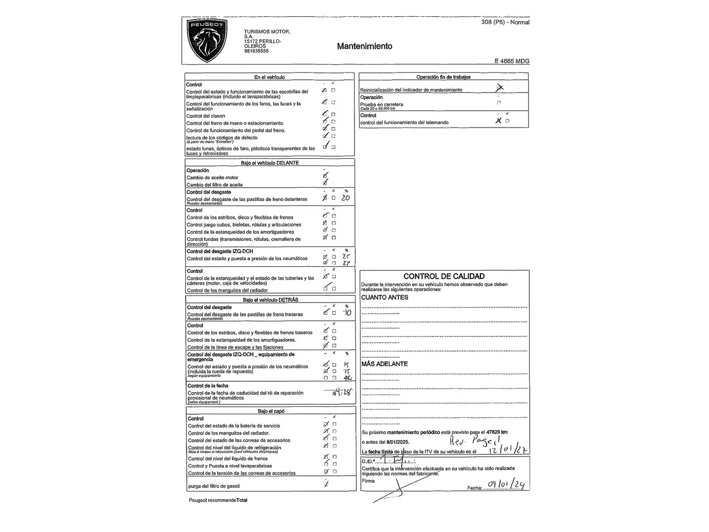 Foto Peugeot 308 Peugeot 308 BlueHDi 130 S&S GT EAT8 (130 CV)