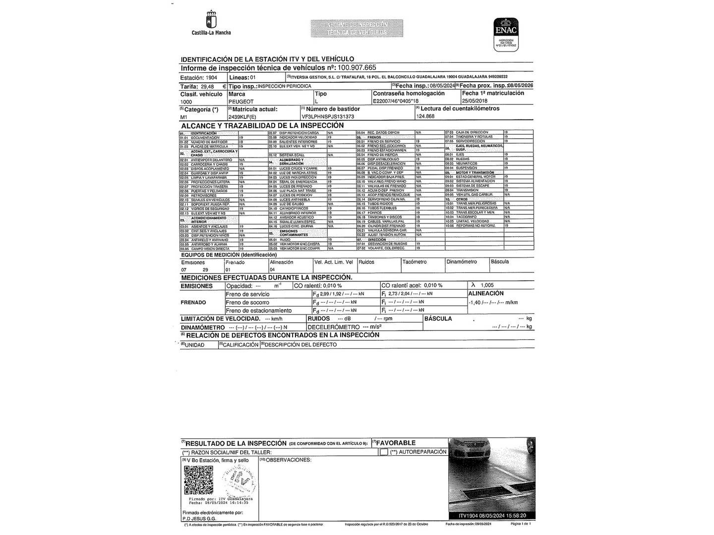 Peugeot 308 Peugeot 308 PureTech 130 S&S GT Line (130 CV) de segunda mano