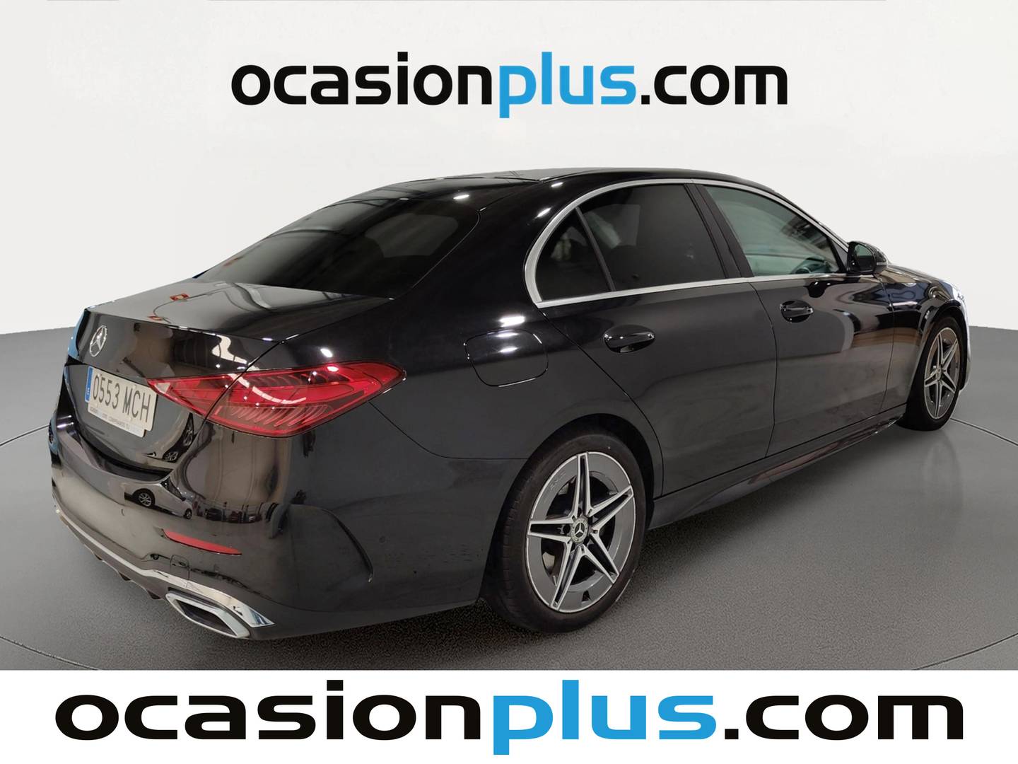 Foto trasera Mercedes Clase C Mercedes Clase C 200 d (163 CV) Pack AMG izquierda