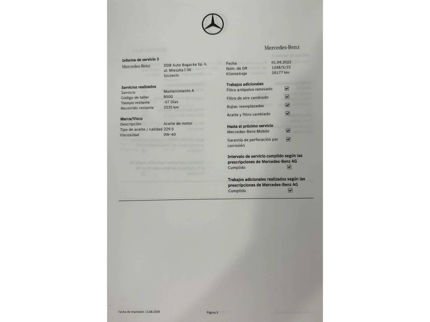 Foto del mantenimiento del Mercedes Clase GLE Coupé Mercedes GLE GLE Coupe 63 S AMG 4Matic (585 CV)