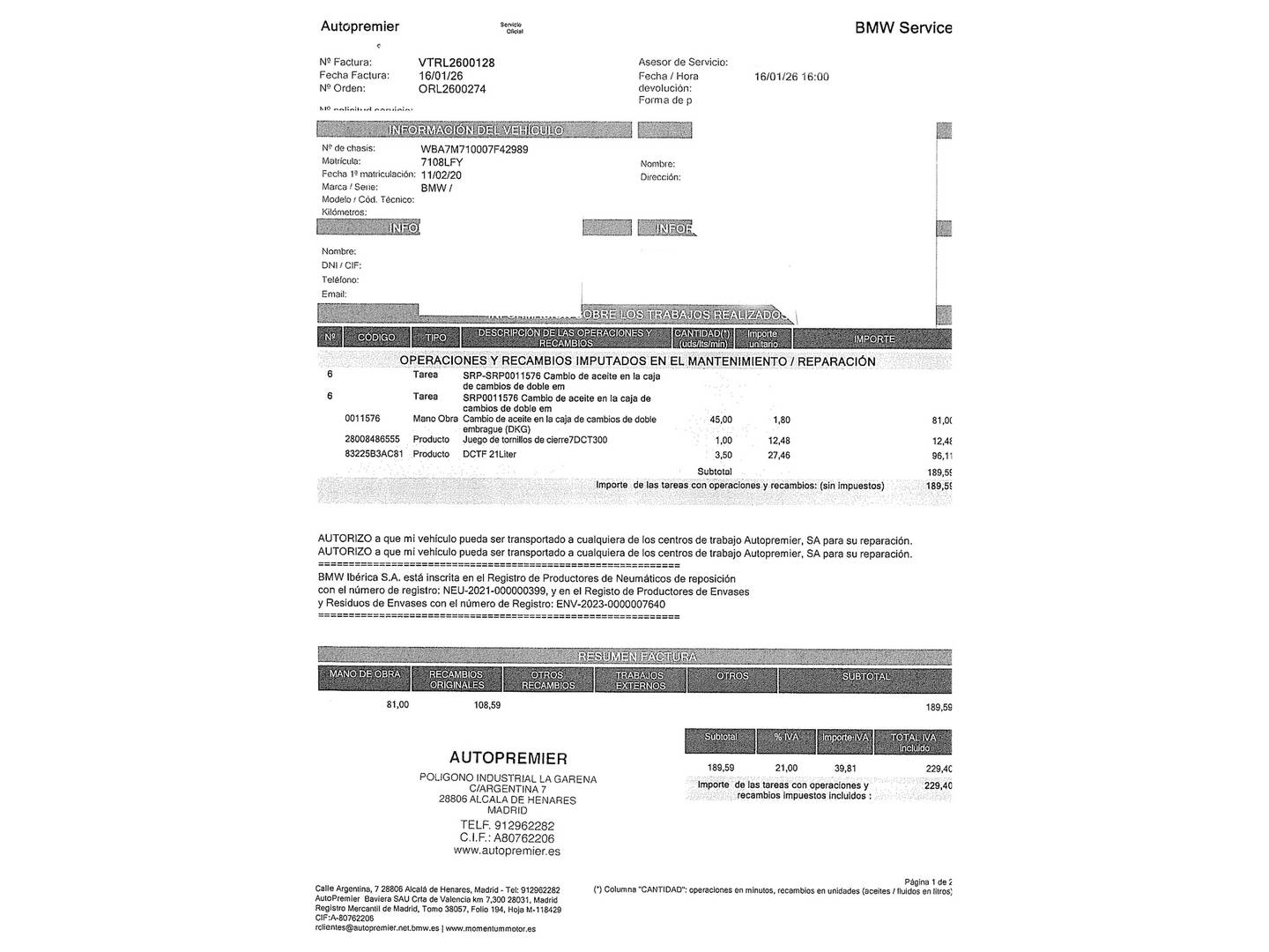 Foto BMW Serie 1 BMW Serie 1 116d (116 CV) Pack M