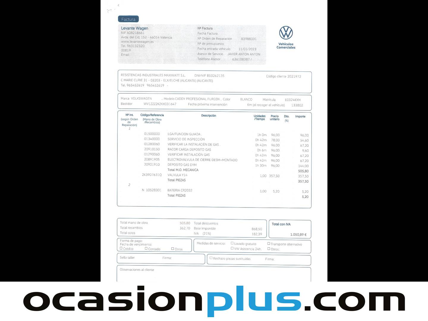 Foto Volkswagen Caddy Volkswagen Caddy GNC Profesional Furgon 1.4 TGI GNC (110 CV)