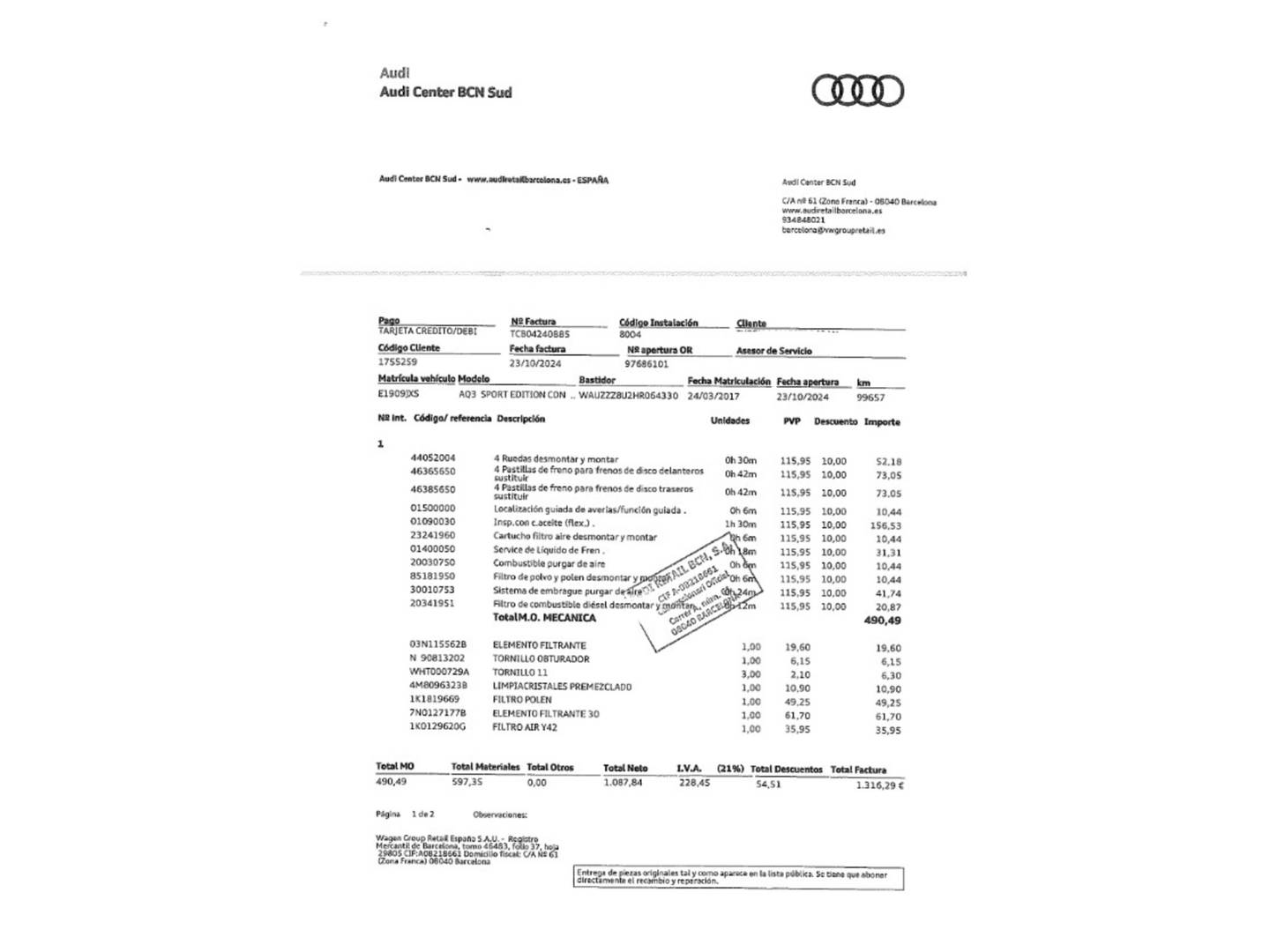 Foto Audi Q3 Audi Q3 sport edition 2.0 TDI (150 CV)