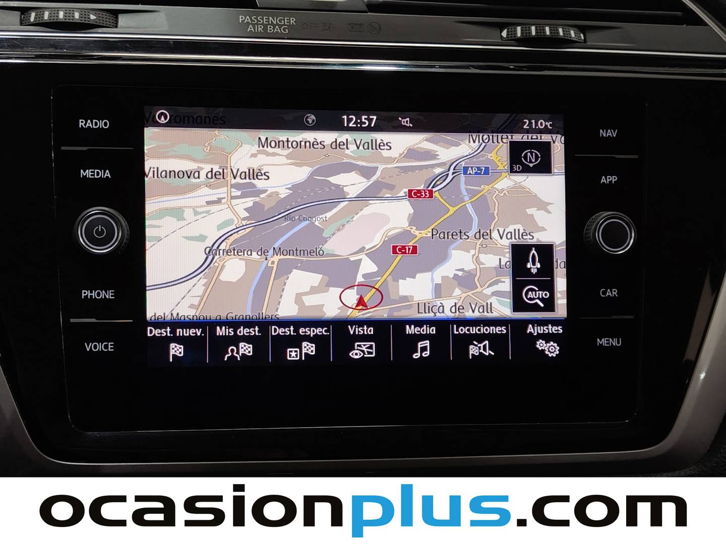 Equipamiento del Volkswagen Touran Volkswagen Touran Business & Navi 1.6 TDI (115 CV) 7 plazas