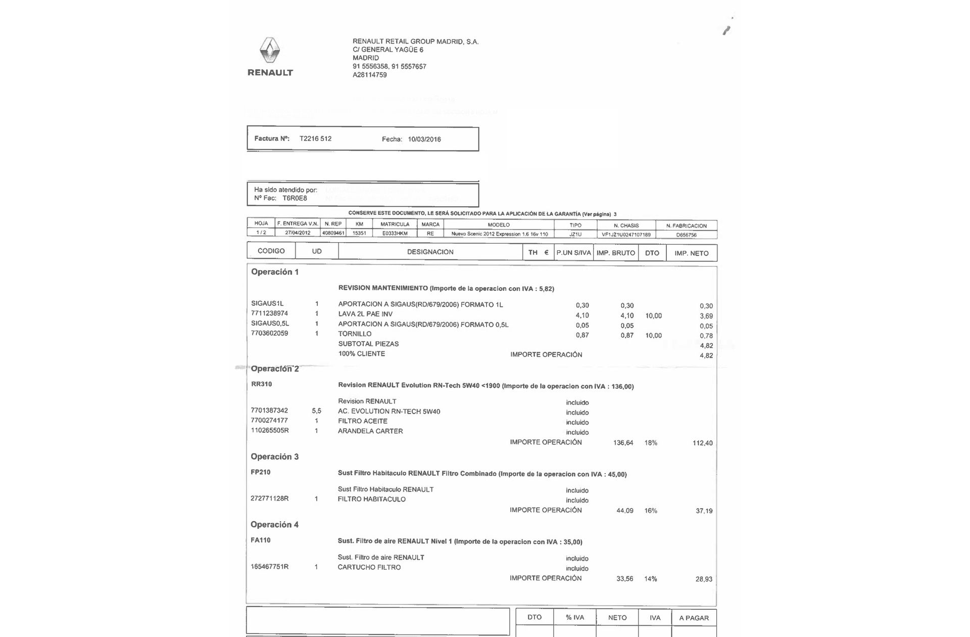 Renault Scénic Expression 1.6 - foto 15