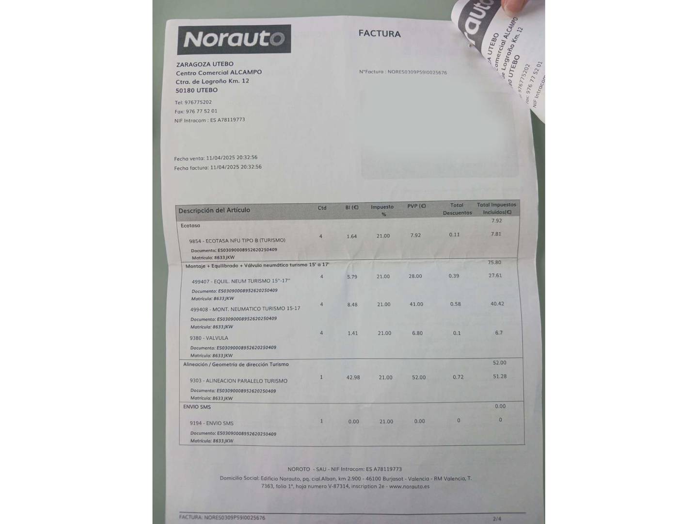 Foto del mantenimiento del Peugeot 108 Peugeot 108 1.0 VTi Top! Allure ETG5 (69 CV)