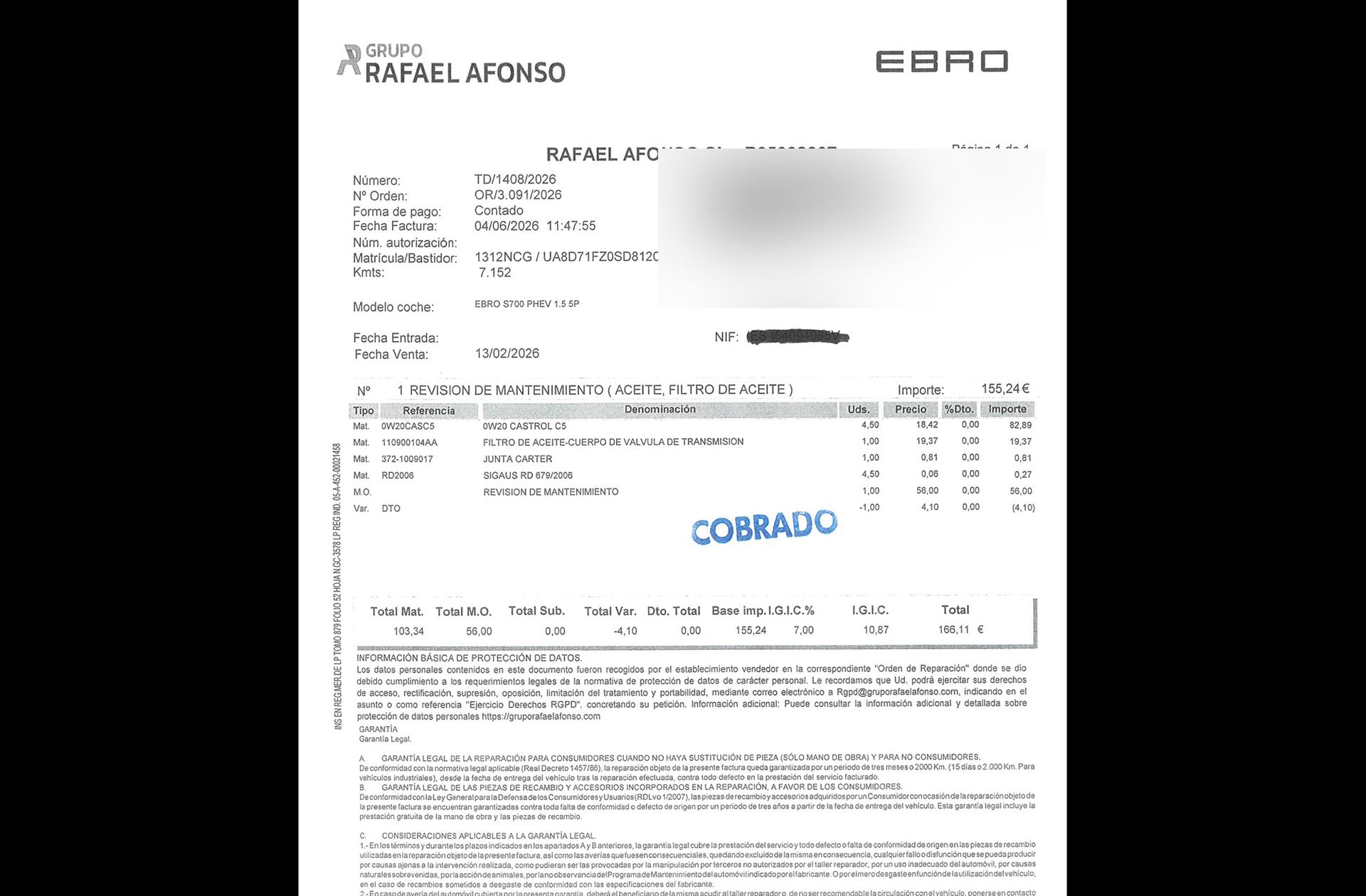 Ebro s700 1.5 T-GDi PHEV Luxury E-CVT - foto 23