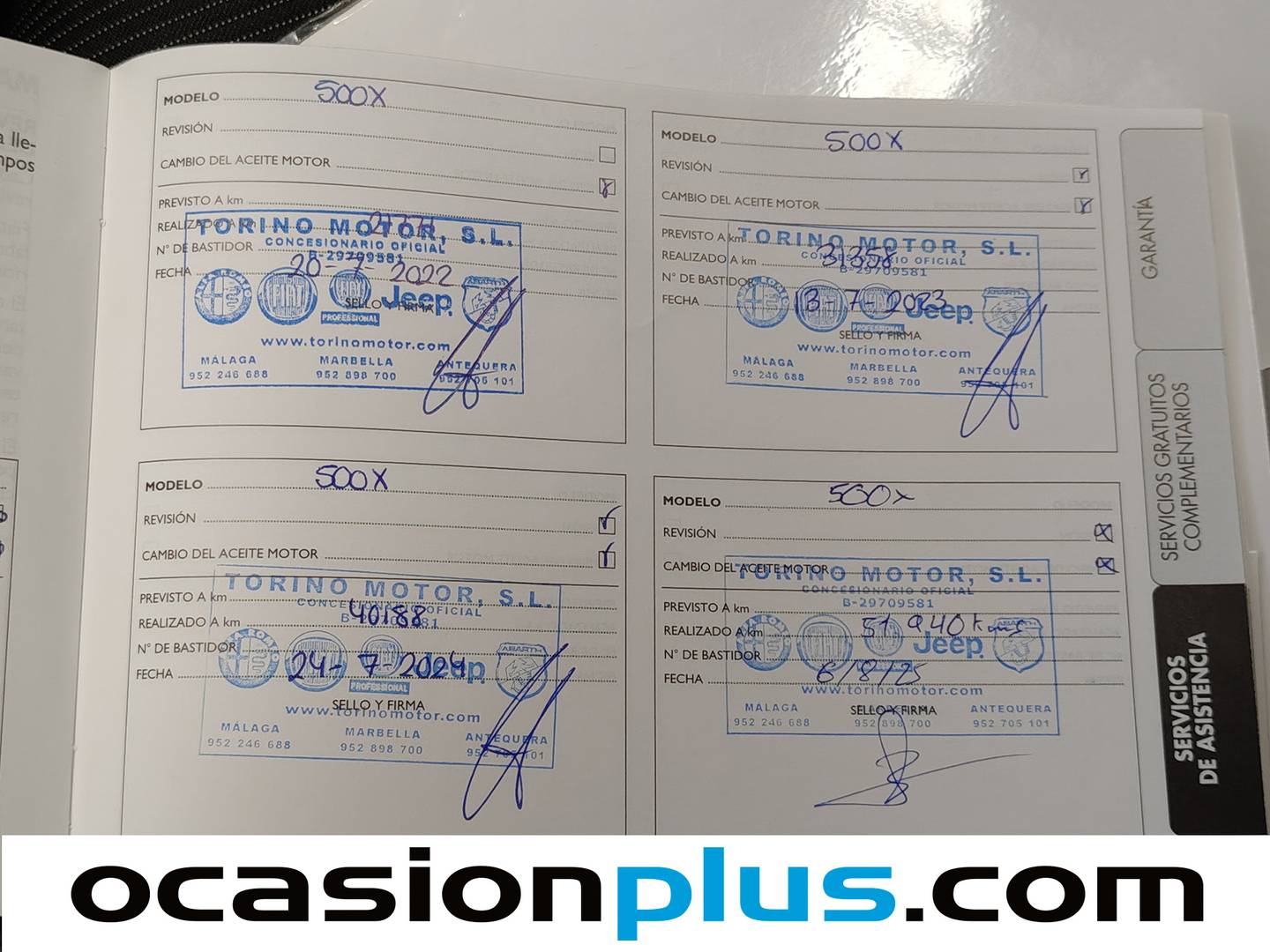 Foto del mantenimiento del Fiat 500X Fiat 500X 1.3 Firefly S&S Cross T4 DCT (150 CV)