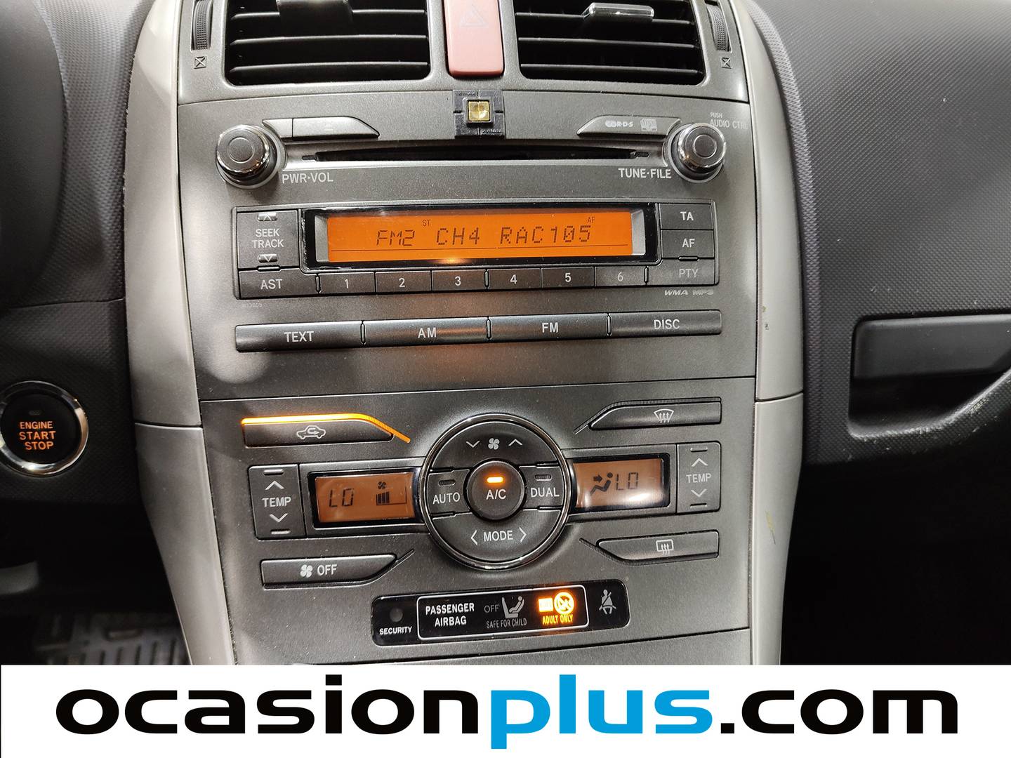 Extras del Toyota Auris Toyota Auris 1.6 VVT-I Dual Sol M/M (124 CV)